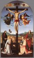 Crucifixión Citta di Castello Retablo Maestro renacentista Rafael